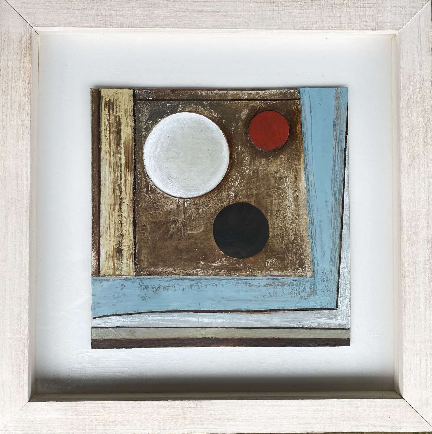 Three Circles With Red - John Taylor