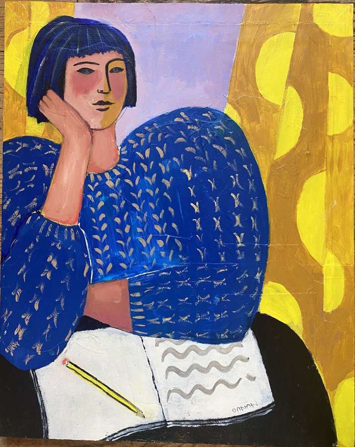 Girl with Blue Jumper - Naomi Munuo