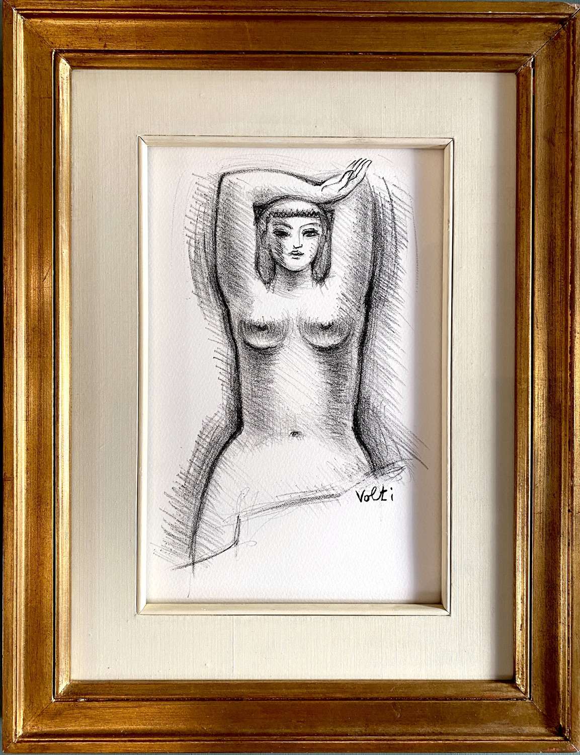 Desnuda Lithograph - Antoniucci Volti