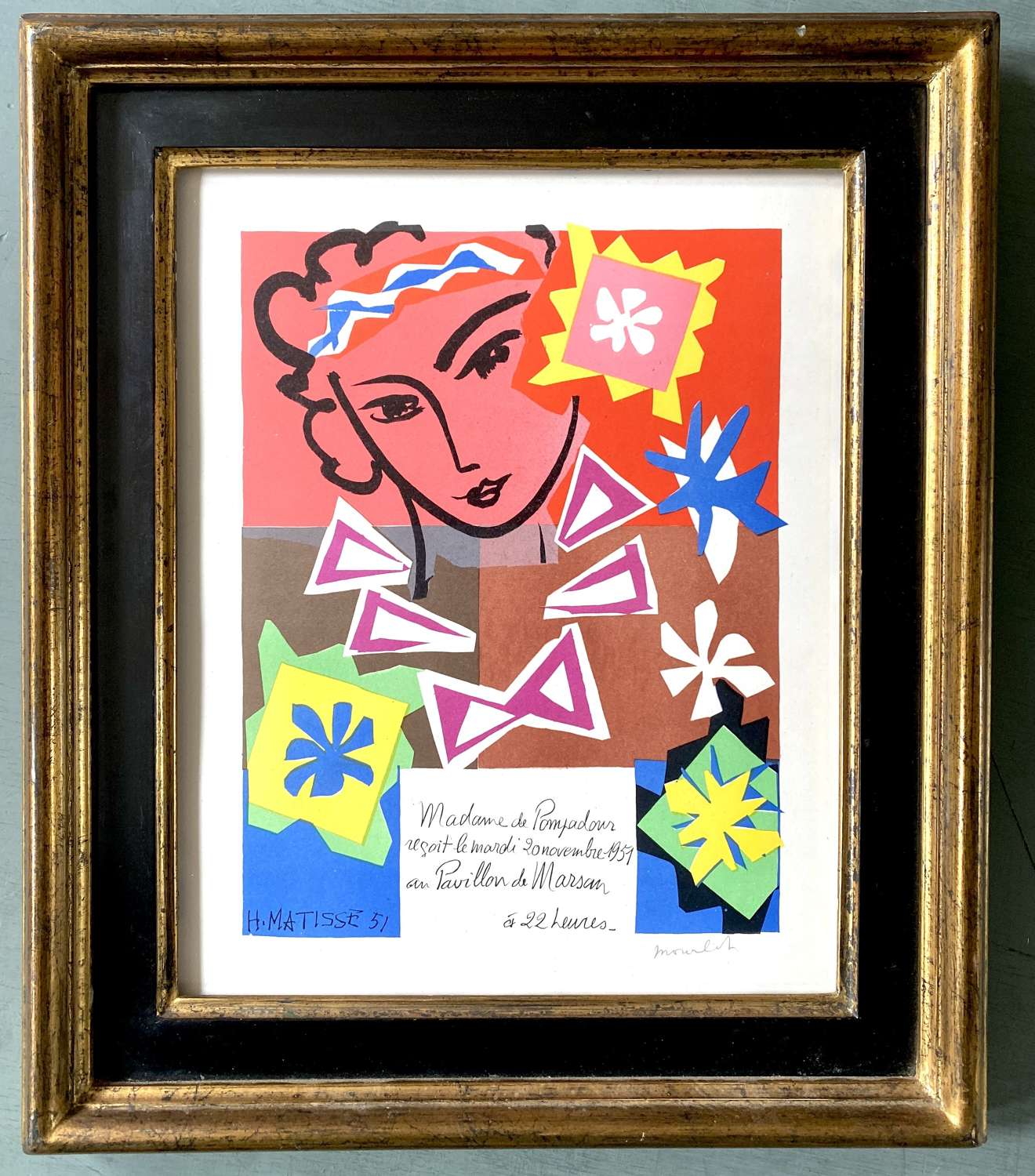 Madame de Pompadour - After Henri Matisse RESERVED