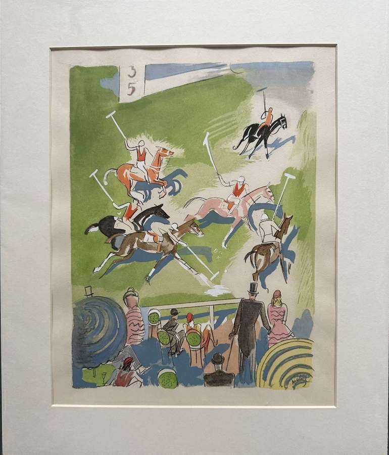 Polo Players, 1932 Olympics - Milos Uzelac