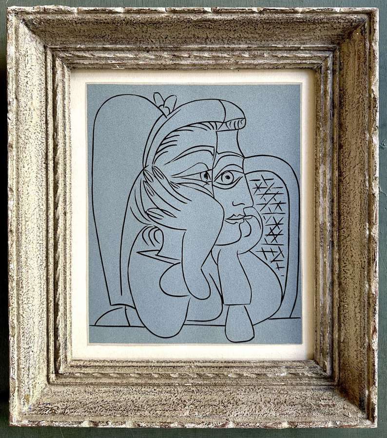Femme Accoud&eacute;e- After Pablo Picasso