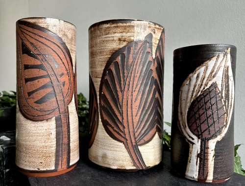 Trio Ceramic Vases - Briglin Pottery