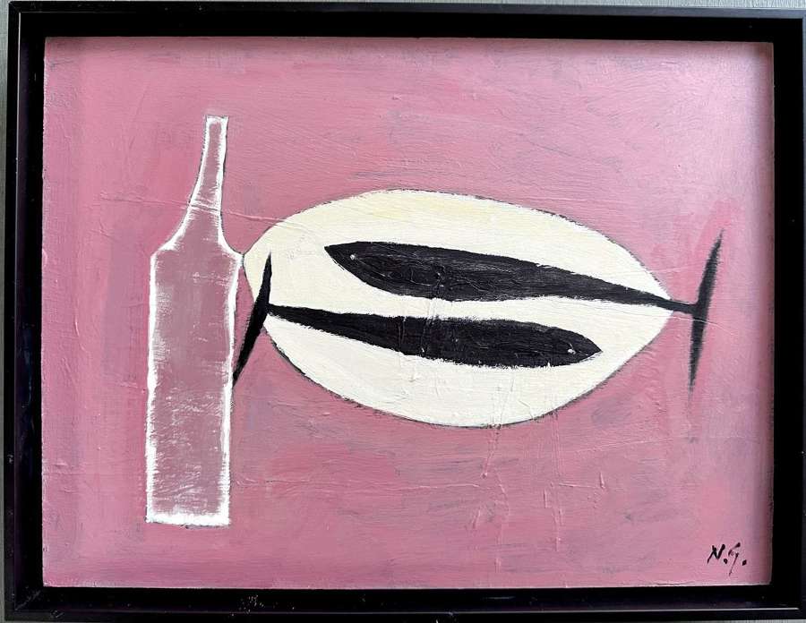 Two Fish and Bottle - Neil Giles