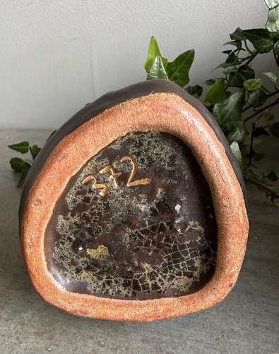 Ichthys fish pot - West German pottery