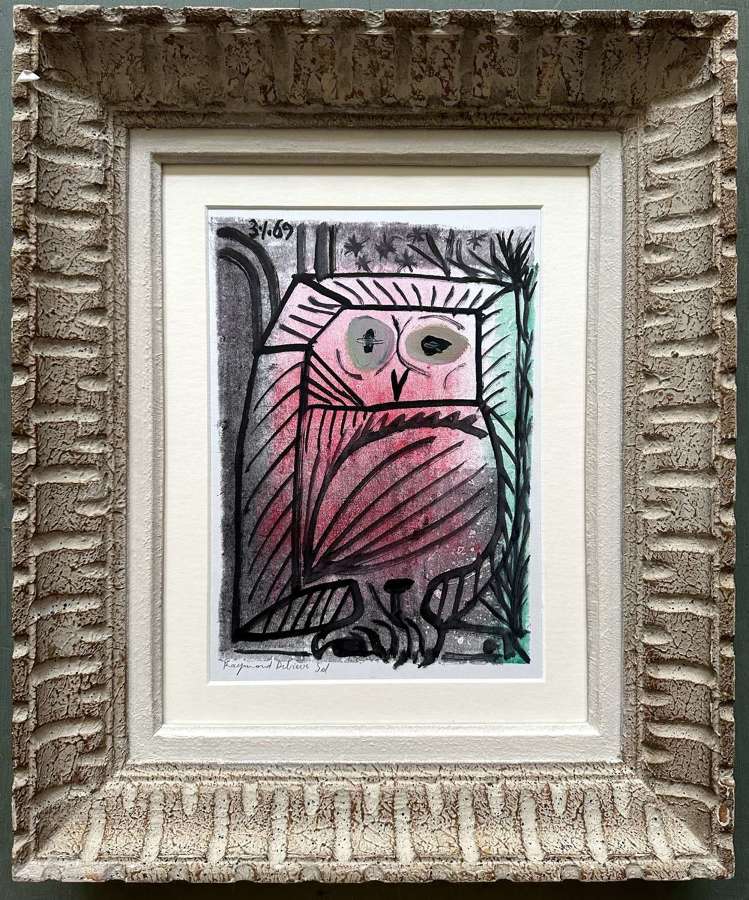Hibou rose - Raymond Debi&egrave;ve