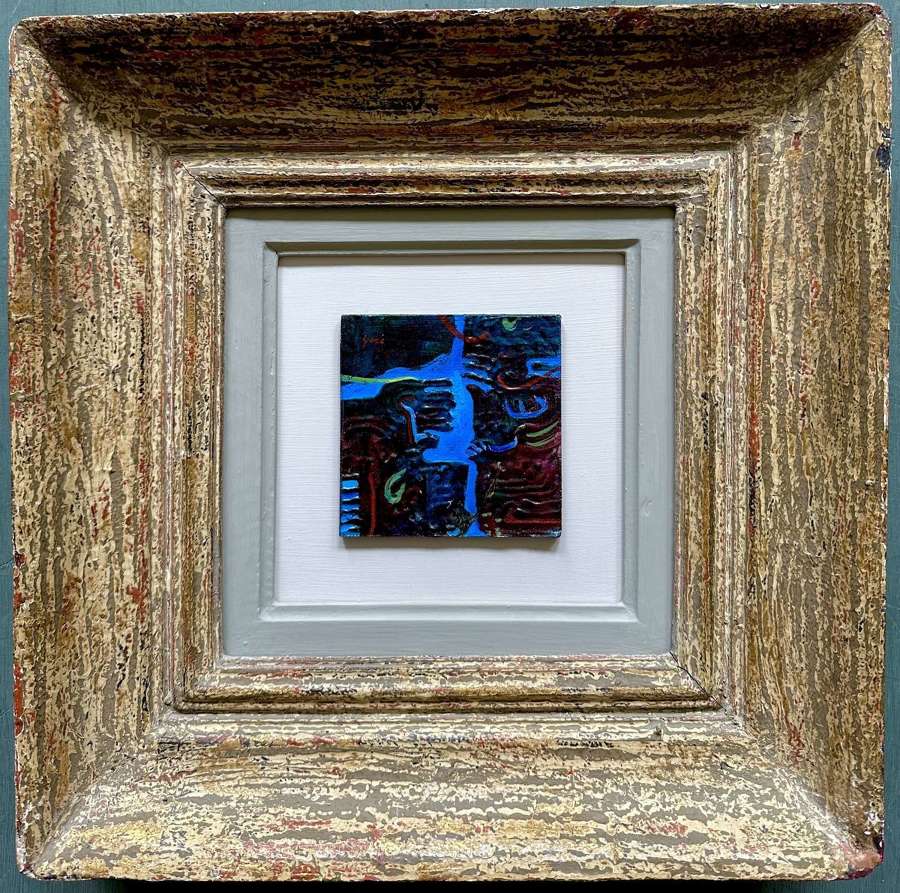 Blue Abstraction - G&eacute;za Sz&oacute;bel