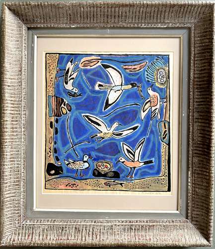 Fishing Seagulls - Michel Debiève