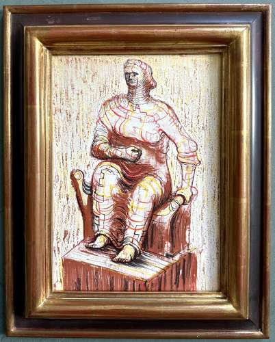 Seated Figure - After Henry Moore