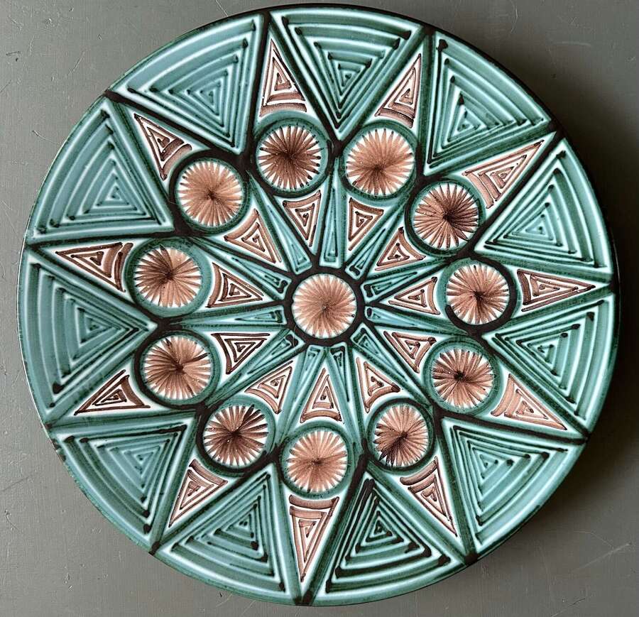 Painted Platter - Robert Picault