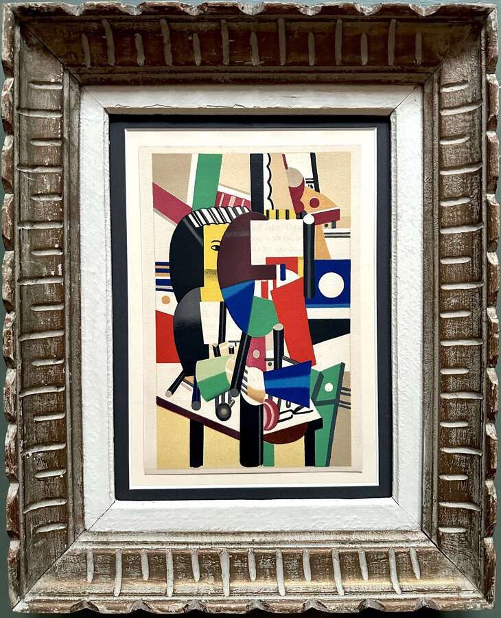 Femme Aux Mirroir - After Fernand L&eacute;ger