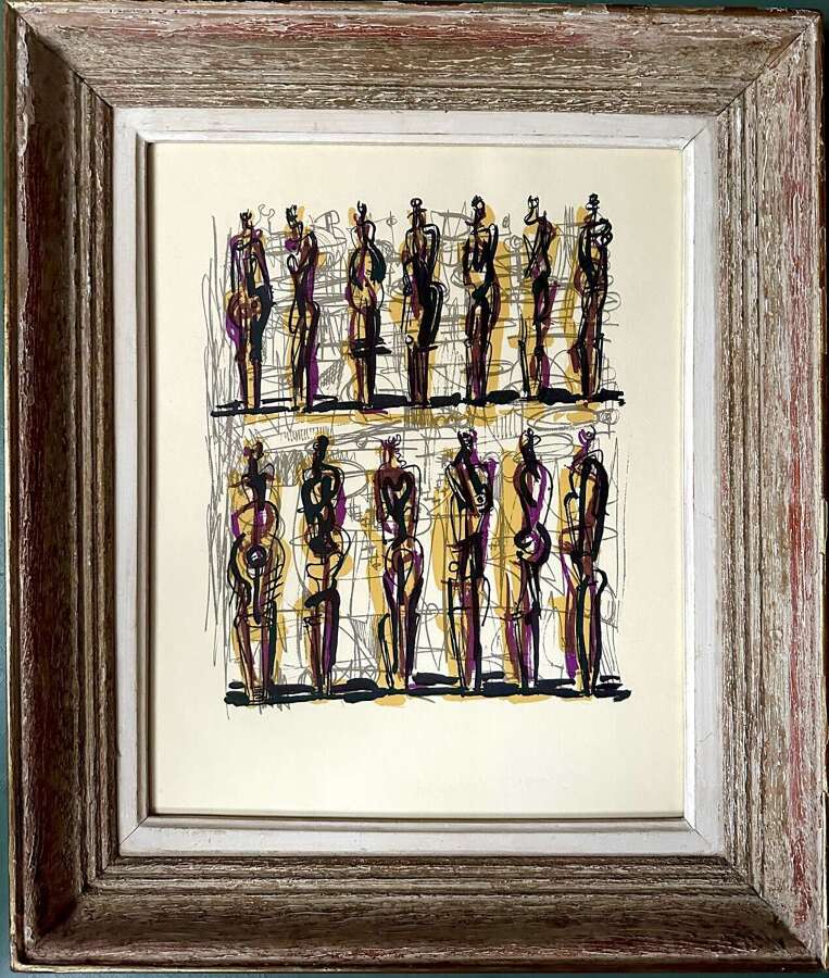 Thirteen Standing Figures - After Henry Moore