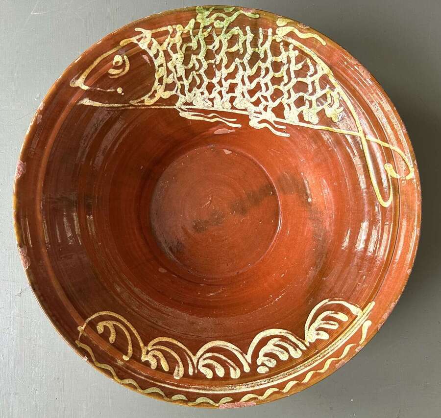 Vintage Ceramic Olive Bowl