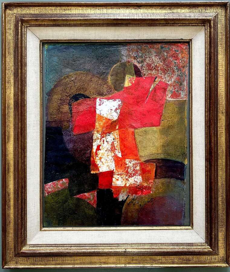 Paysage Rouge - Martine Mazoy