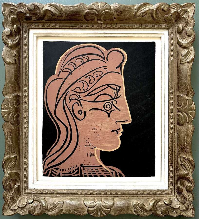 Femme en profil - After Pablo Picasso