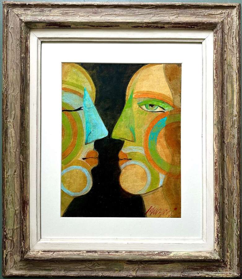 Painted Duo - Martine Mazoy