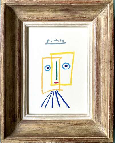 Easel Face - After Pablo Picasso