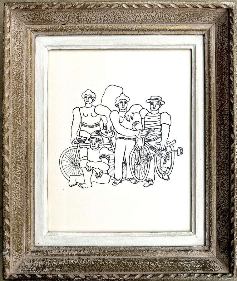 Cycling Group - after Fernand Leger