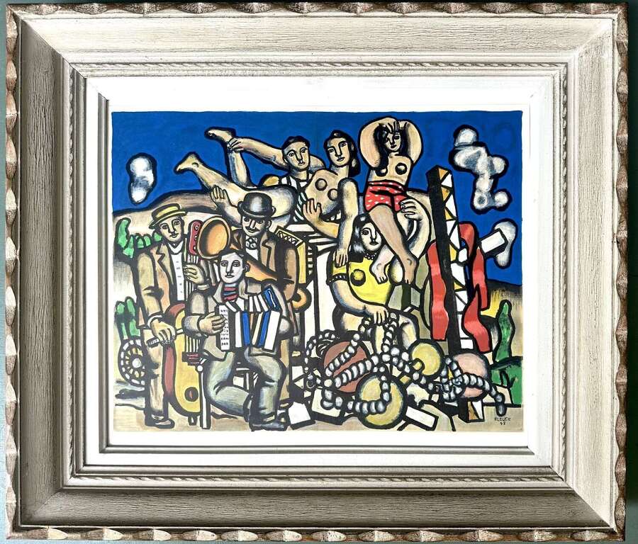 Musicians and Acrobats - after Fernand Leger