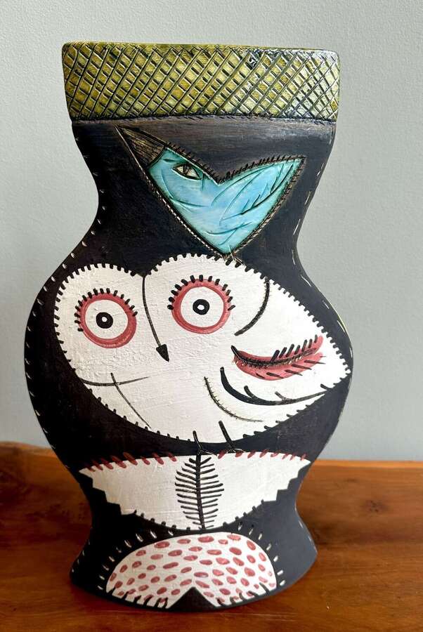 Owl Vessel - Charmaine Haines