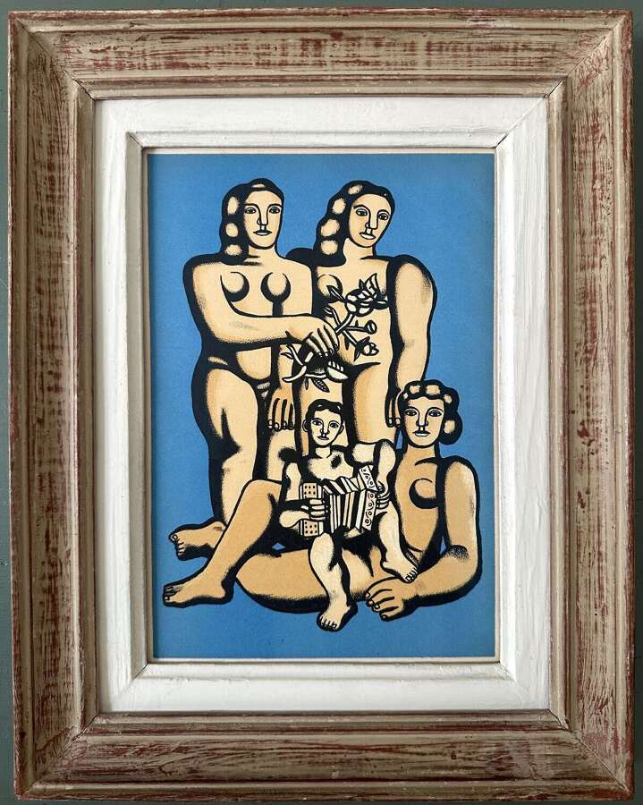 Femmes et Enfant a L'accordeon - after Fernand Leger