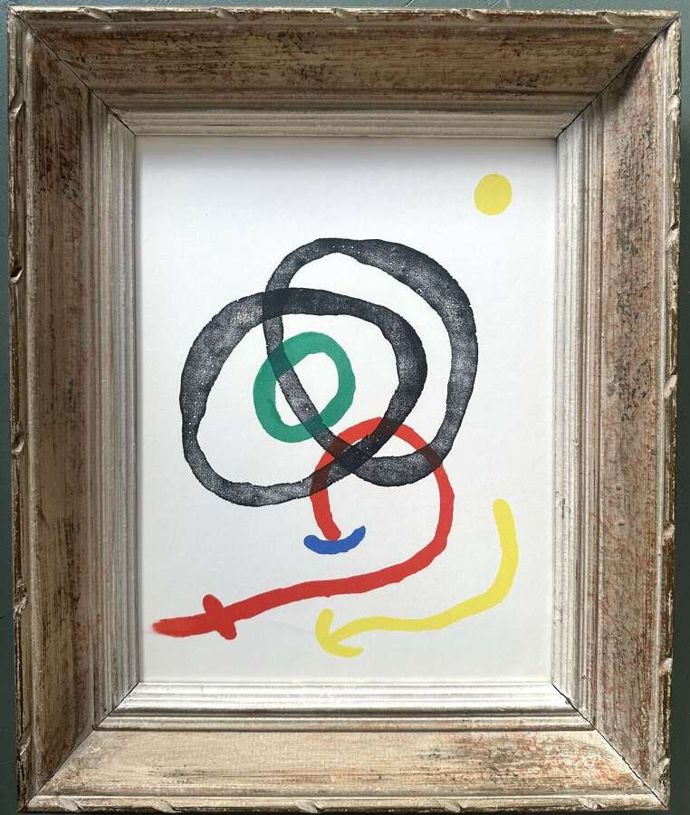 Femme et L'Oiseau - After Joan Mir&oacute;