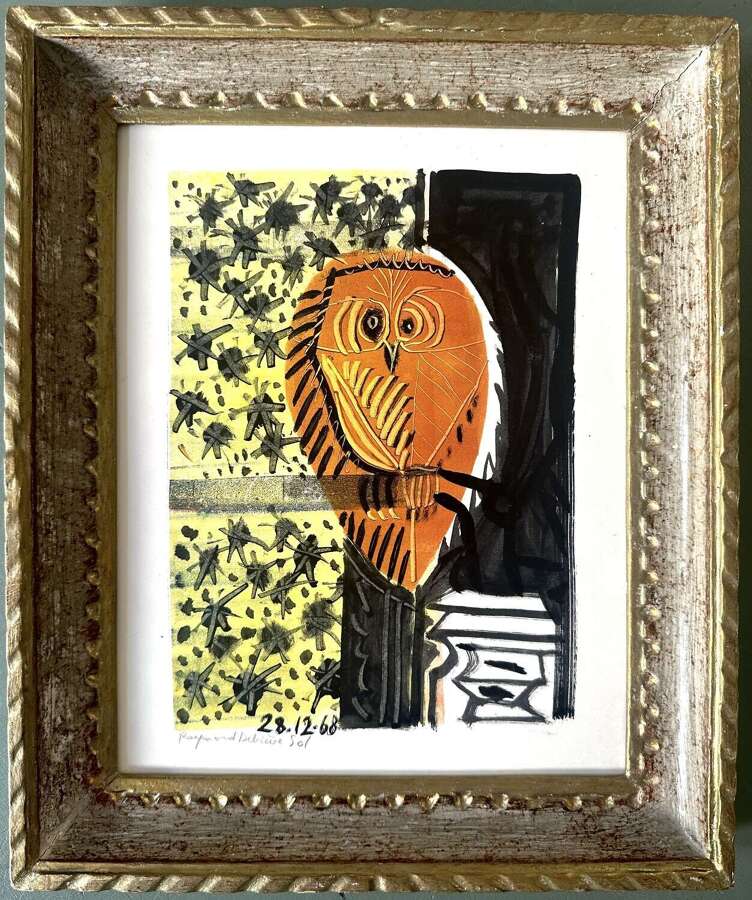 Un Hibou Jaune - Raymond Debieve